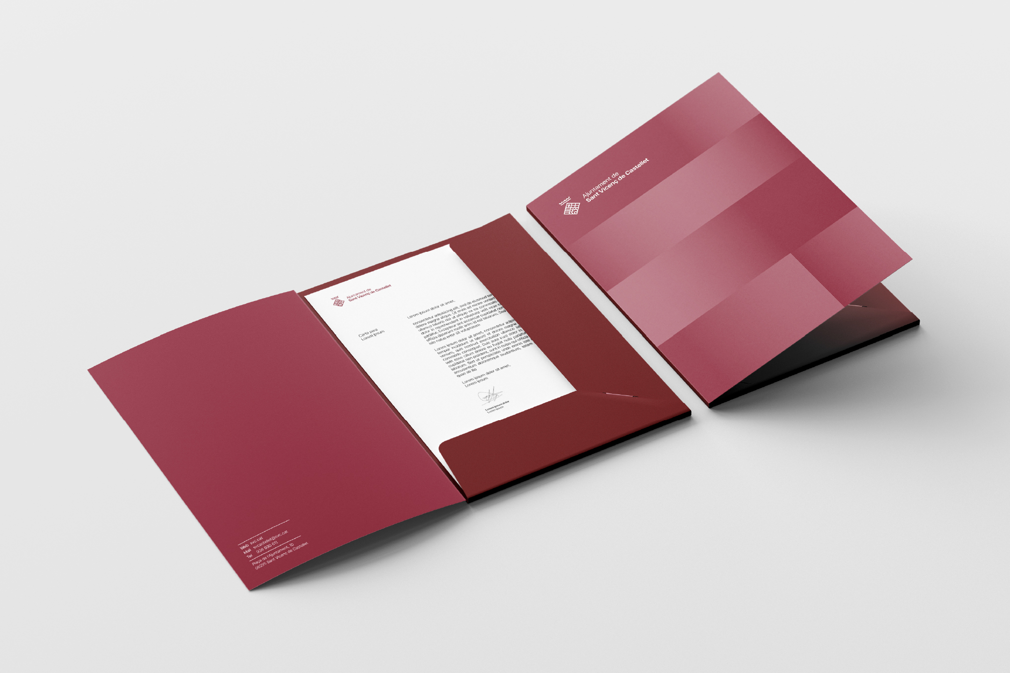 rebranding ajuntament san vicenç castellet