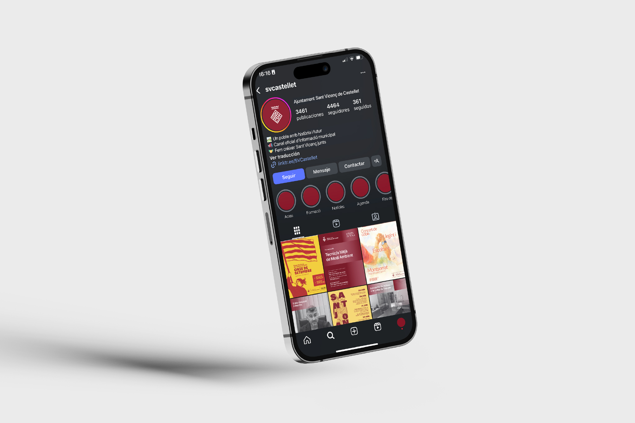 rebranding ajuntament san vicenç castellet